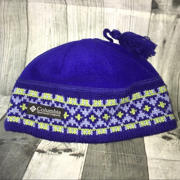 Columbia Accessories Columbia Fleece Winter Hat Osfm Blue Warm Youth